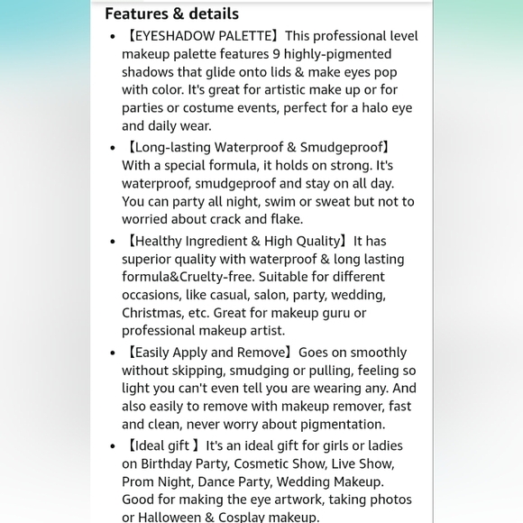 EYESHADOW PALETTE - Picture 5 of 10